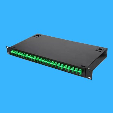 1U 24-port patch panel