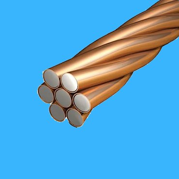 Cu Cladding Steel Wire