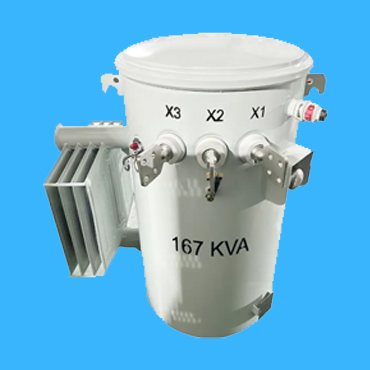 167 KVA pole mounted transformer-